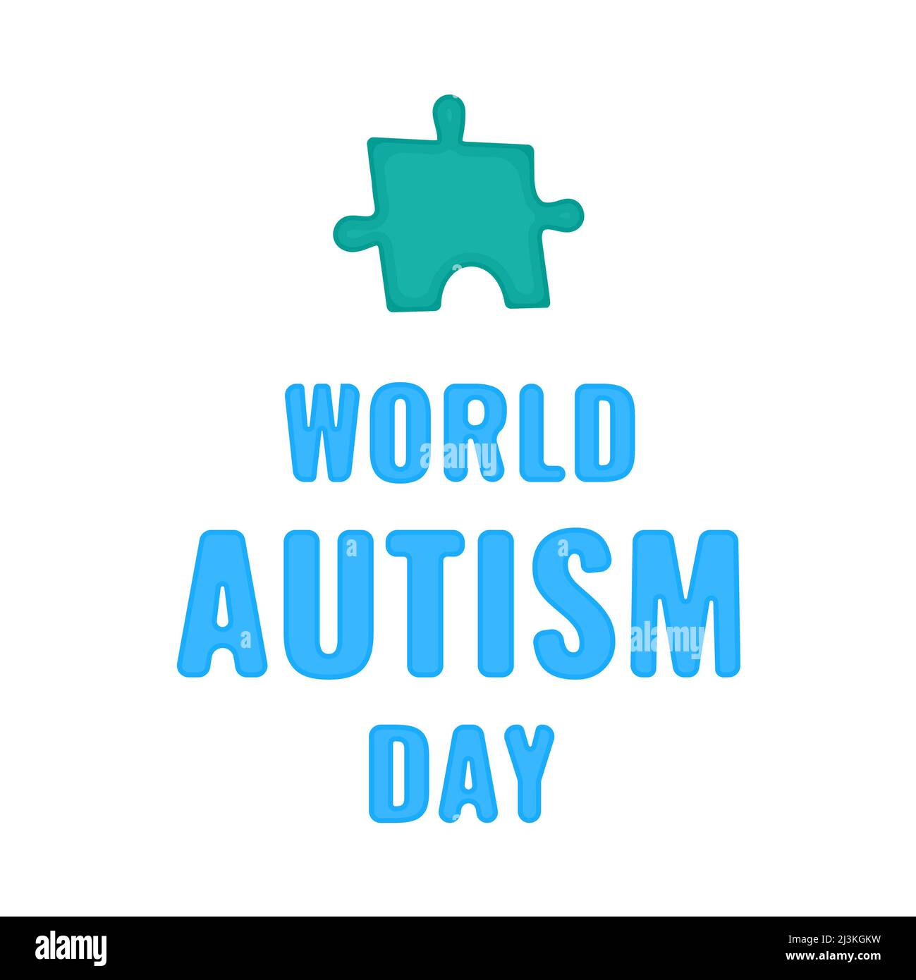 Autismus, konzeptuelle Illustration Stockfoto