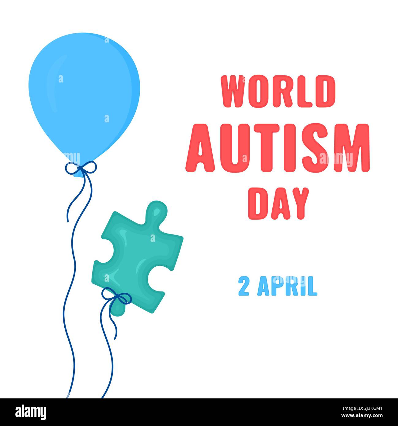 Autismus, konzeptuelle Illustration Stockfoto