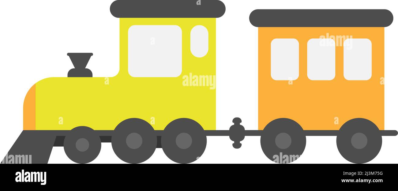 Zug Transport Fahrzeug Clipart Illustration Symbol Design Vorlage Stock Vektor