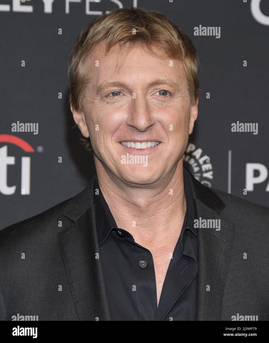 William Zabka beim PaleyFest LA - COBRA Kai, das am Freitag, dem 8. April 2022, im Dolby Theater in Hollywood, CA, stattfand. (Foto von Sthanlee B. Mirador/Sipa USA) Stockfoto