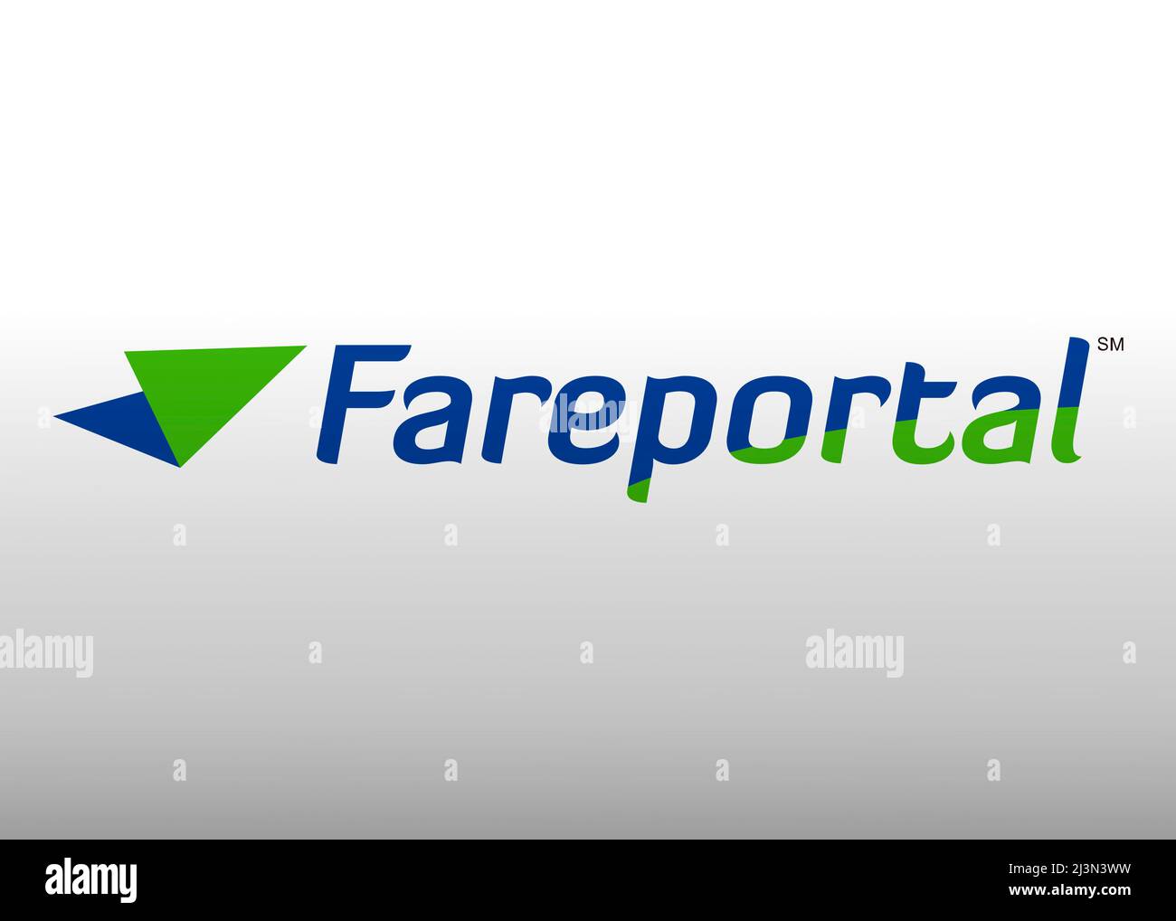 Fareportal-Logo Stockfoto