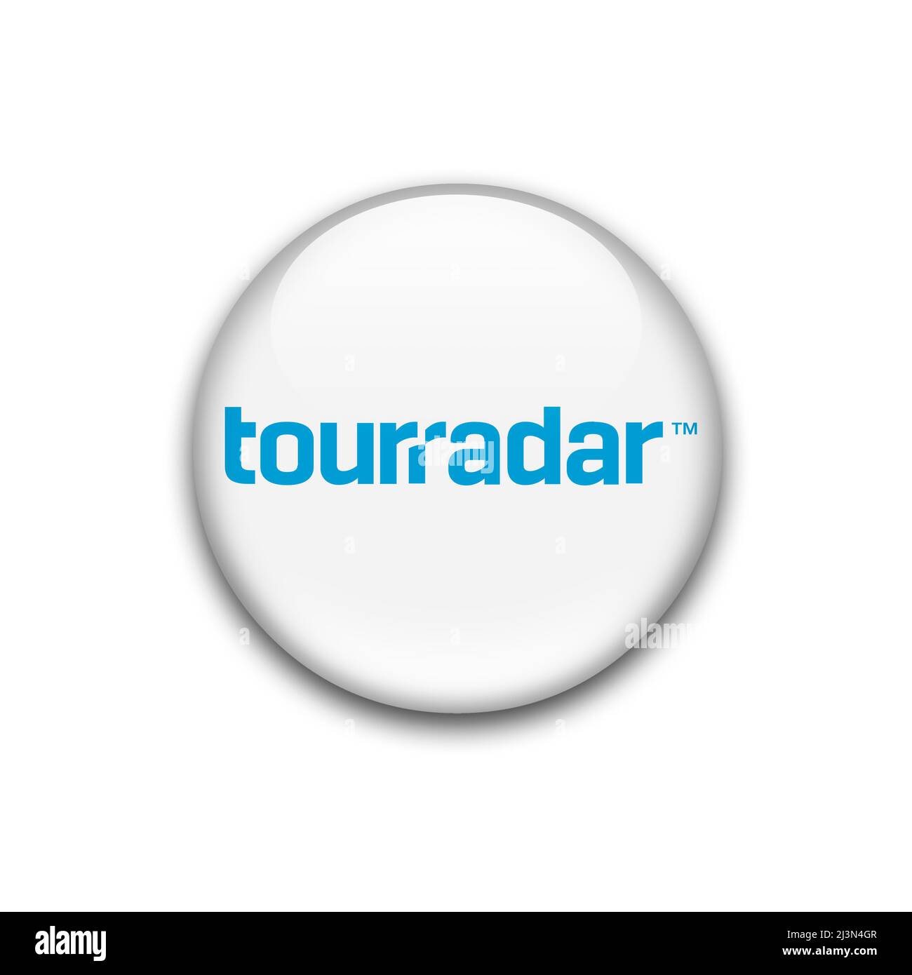 Tourradar-Logo Stockfoto