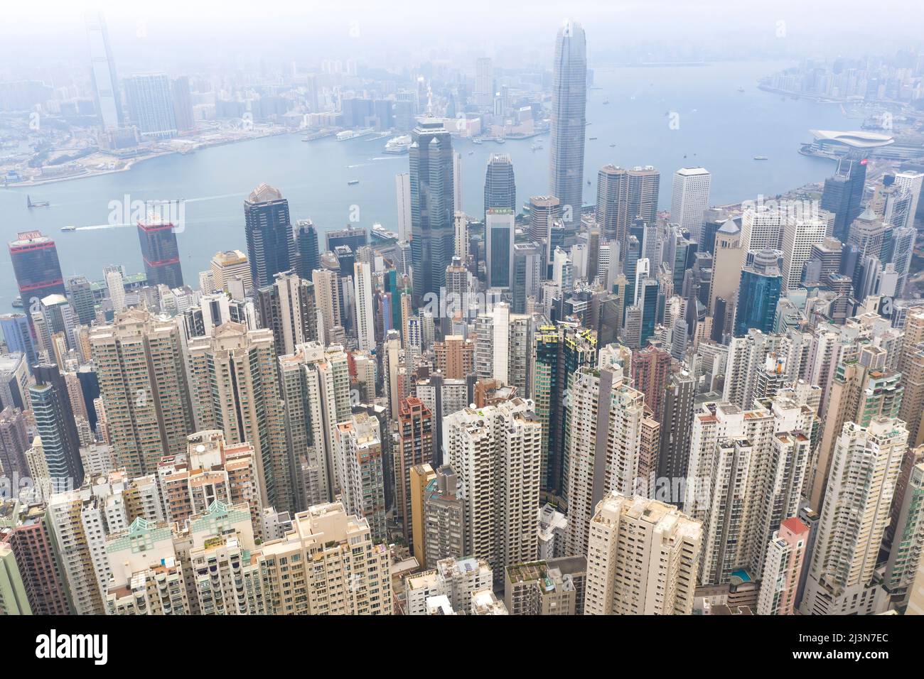 Hong Kong Central Stockfoto