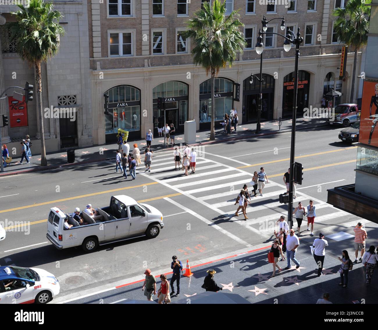 Hollywood Boulevard, Los Angeles, Kalifornien, USA Stockfoto