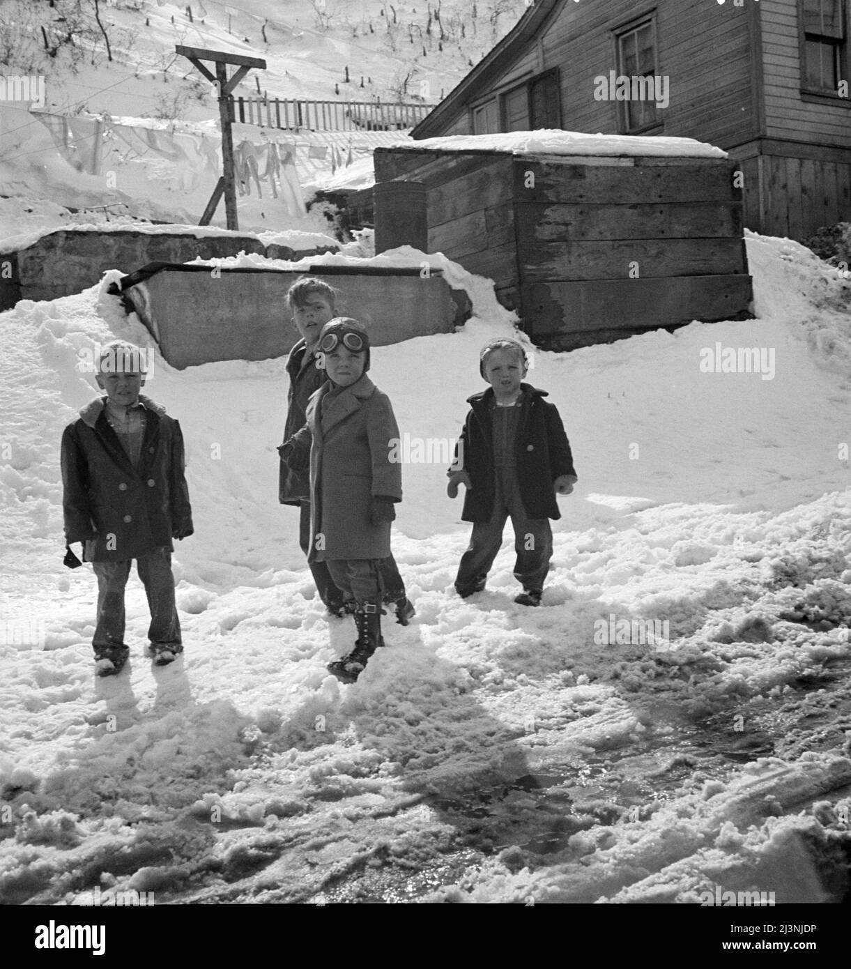 Blue Blaze Kohlebergwerk. Connsumers, Near Price, Utah. Zukünftige Kohlebergarbeiter. Stockfoto