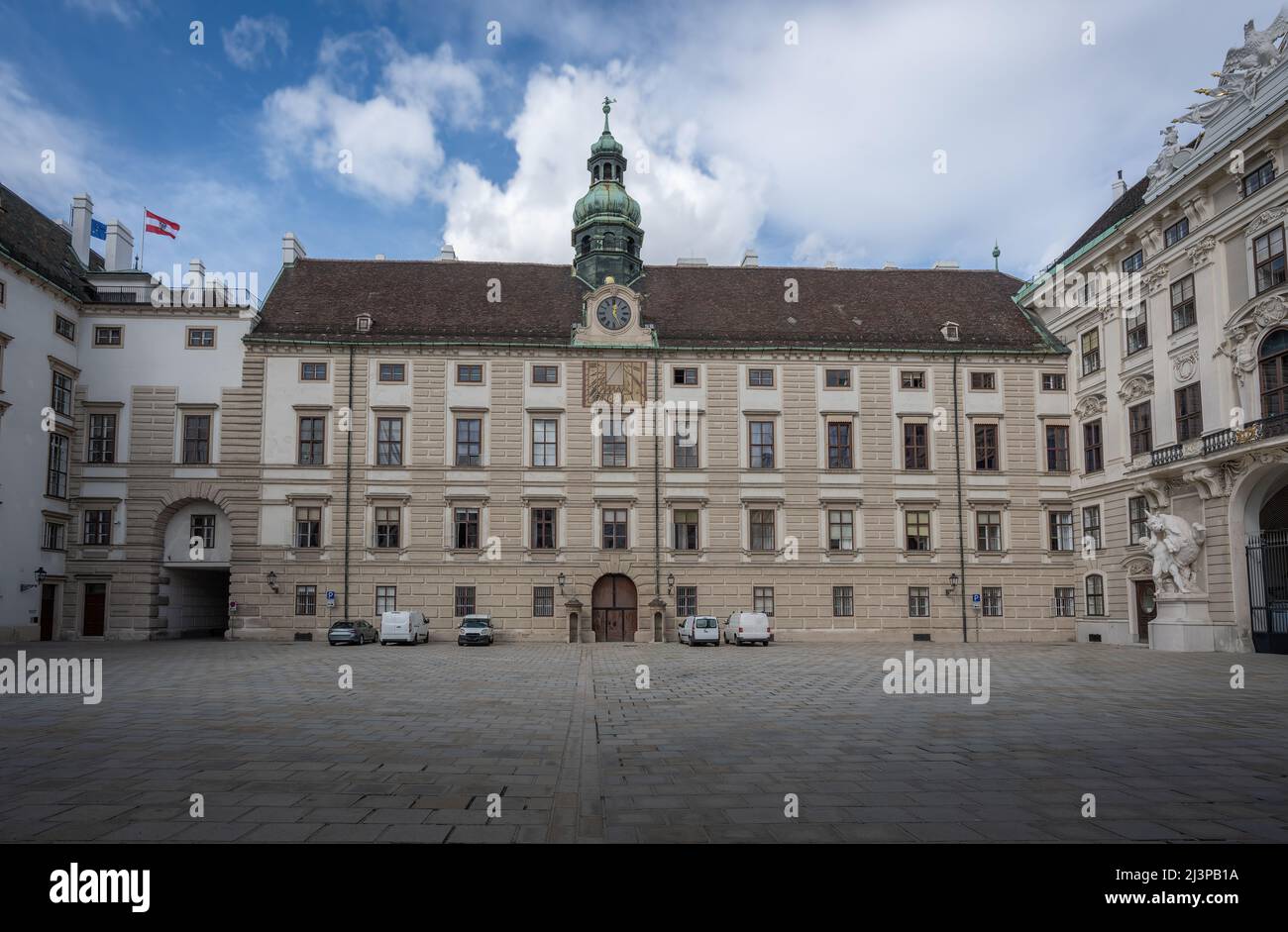 Amalienburg in der Hofburg - Wien, Österreich Stockfoto