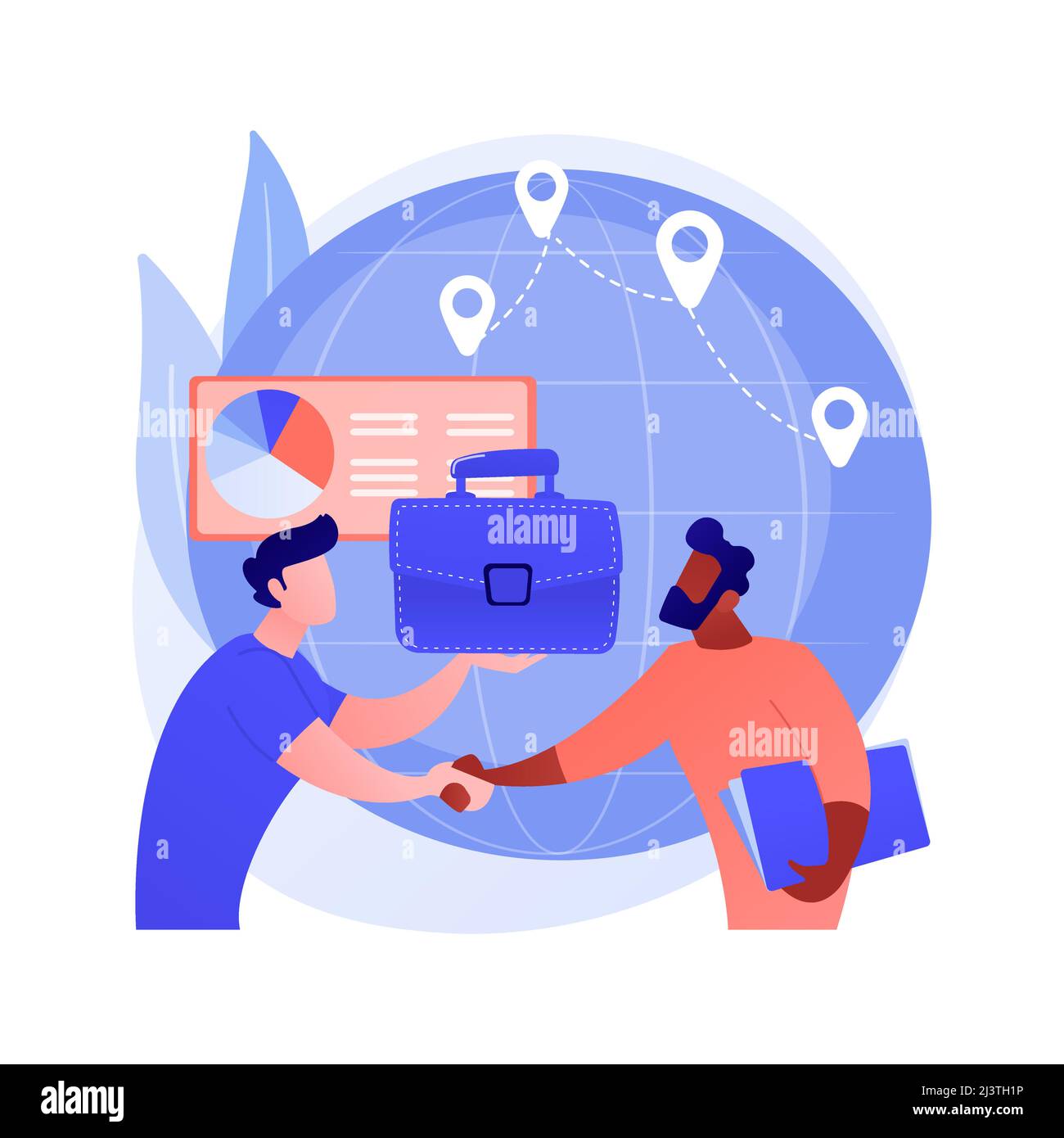 Chatbot Customer Service abstrakte Konzept Vektor Illustration. Customer Service bot, AI im Einzelhandel, E-Commerce Chatbot, Self-Service Experience, online Stock Vektor