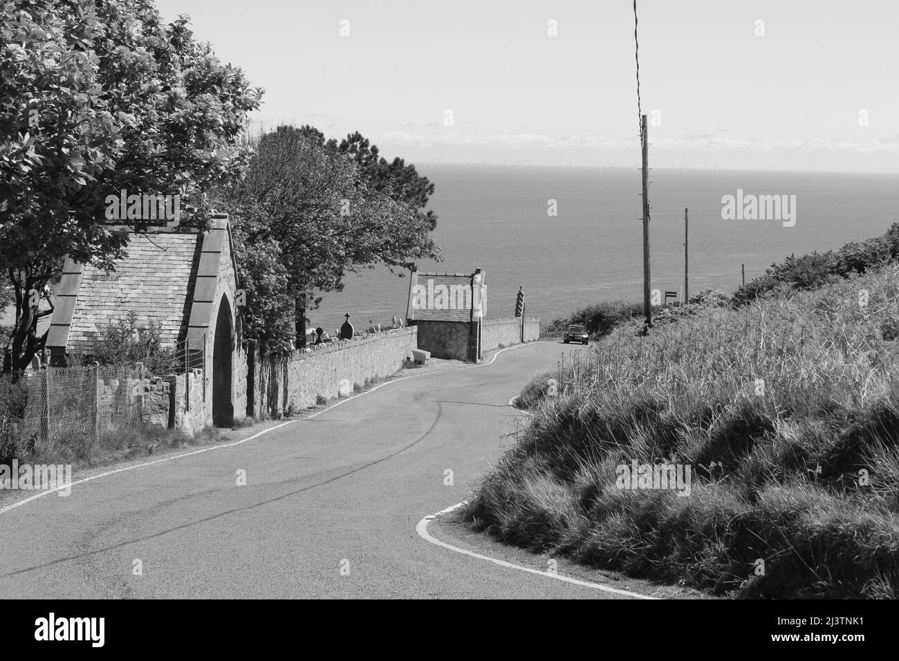 Llandudno ist eine Küstenstadt an der Küste von nordwales Stockfoto