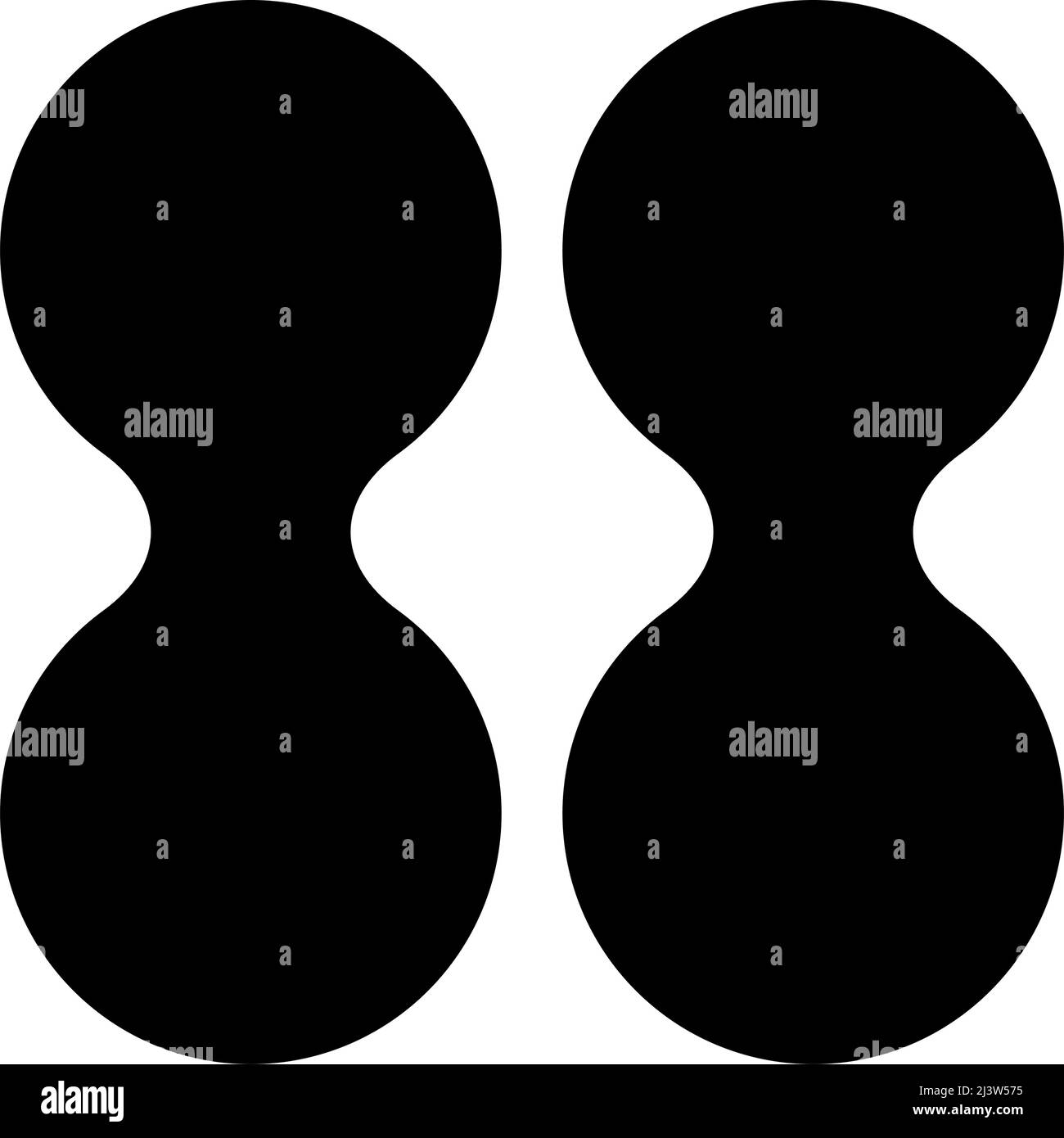 Metaball, verbundene Punkte, Kreismuster, Texturelement. Stock Vektorgrafik, Clip-Art Grafiken Stock Vektor