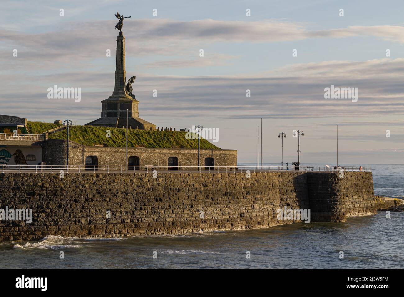 War Memorial in Aberystwyth, Ceredigion, West Wales, Großbritannien Stockfoto