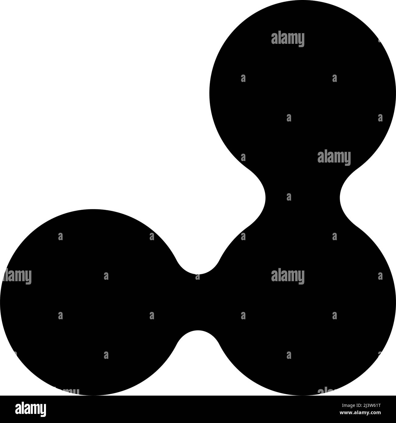 Metaball, verbundene Punkte, Kreismuster, Texturelement. Stock Vektorgrafik, Clip-Art Grafiken Stock Vektor
