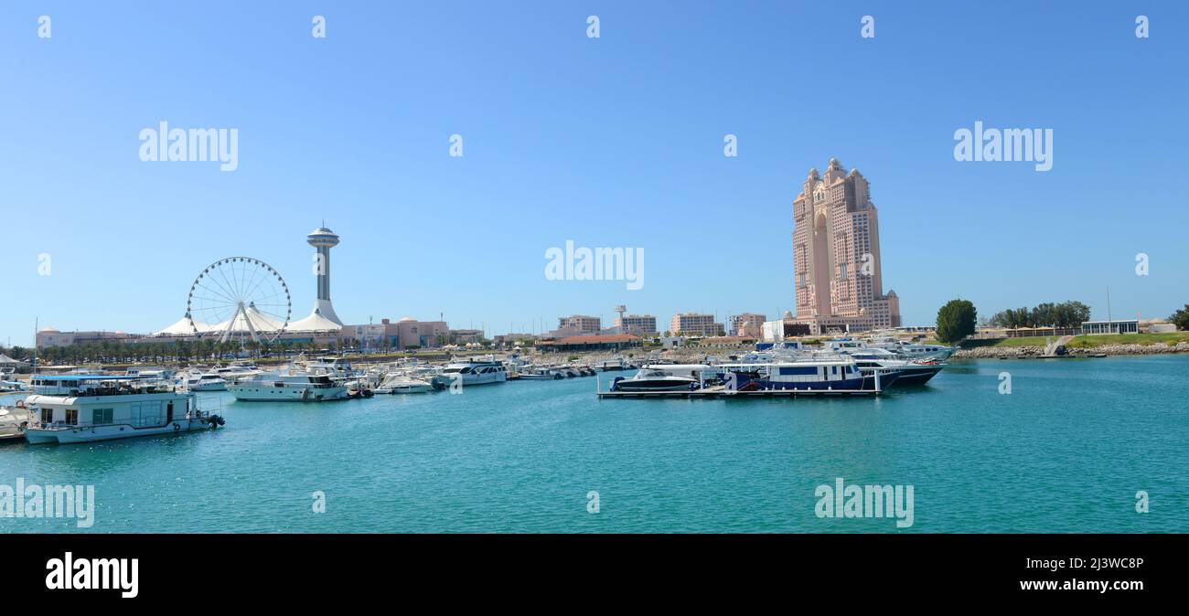 Fairmont Marina Abu Dhabi, VAE. Stockfoto