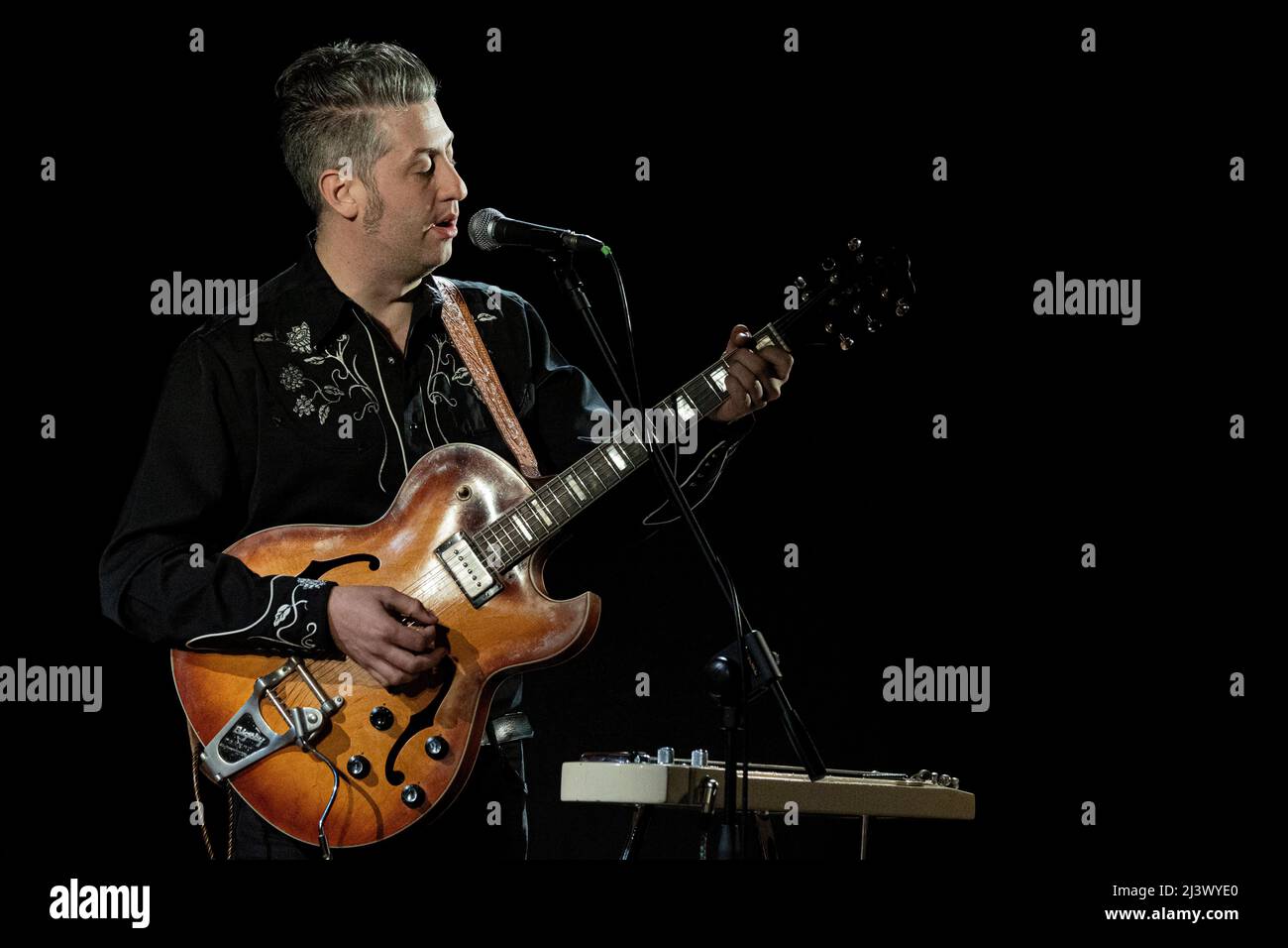 Mailand Italien 8 April 2022 Lovesick Duo - Country Swing Rock and Roll Musik - live im Spazio Teatro 89 © Andrea Ripamonti / Alamy Stockfoto