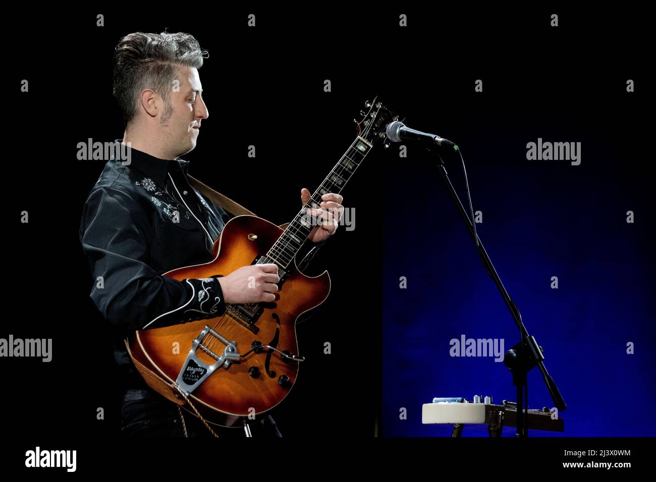 Mailand Italien 8 April 2022 Lovesick Duo - Country Swing Rock and Roll Musik - live im Spazio Teatro 89 © Andrea Ripamonti / Alamy Stockfoto