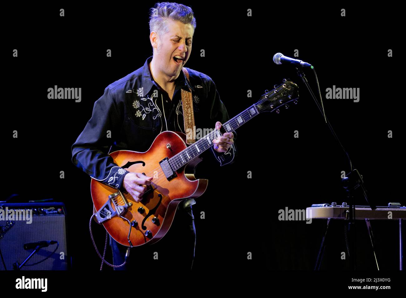 Mailand Italien 8 April 2022 Lovesick Duo - Country Swing Rock and Roll Musik - live im Spazio Teatro 89 © Andrea Ripamonti / Alamy Stockfoto