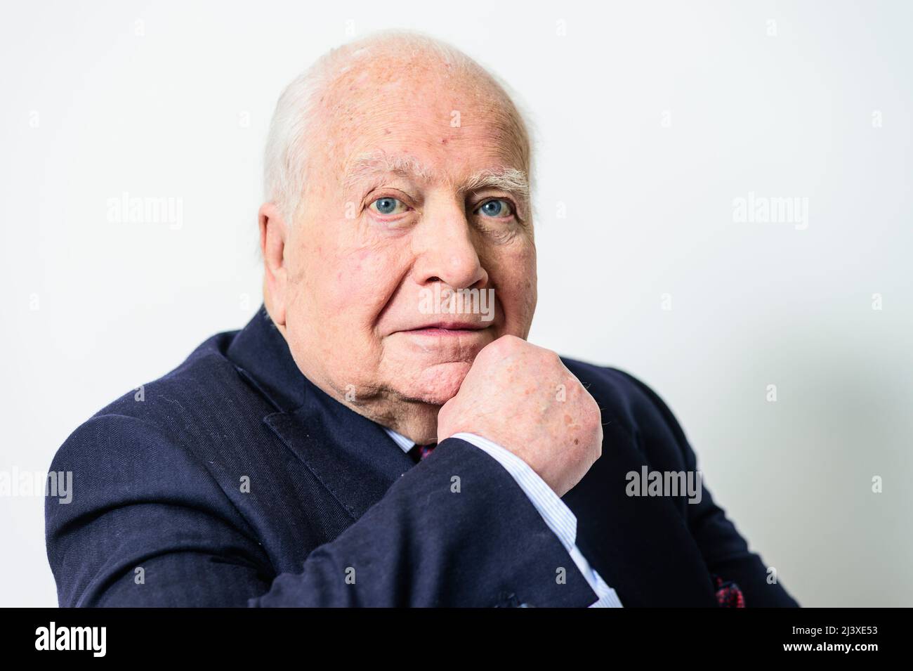 Ehemaliger Premierminister Marc Eyskens | Marc Eyskens ex Premier Ministre CVP Stockfoto