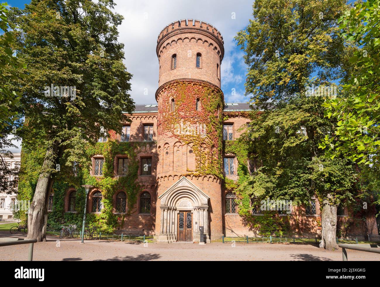 Lund/Schweden - 21.09.2016: Kungshuset Lund. Das Königshaus, ein Gebäude aus dem 16.. Jahrhundert der Universität Lund in Schweden Stockfoto