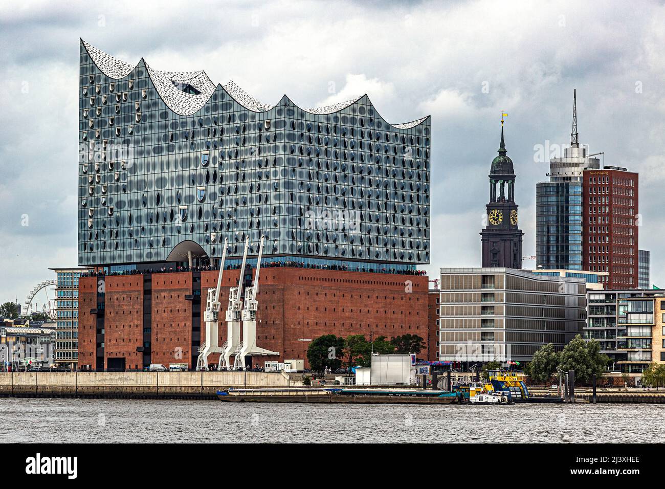 Elbphilharmonie-Konzertsaal in Hamburg, Deutschland Stockfoto