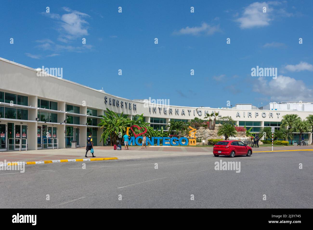 Sangster International Airport, Montego Bay, St James Parish, Jamaica, Greater Antilles, Karibik Stockfoto