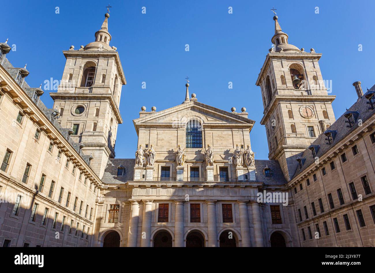 Kloster von san lorenzo de el escorial skulptur Fotos und