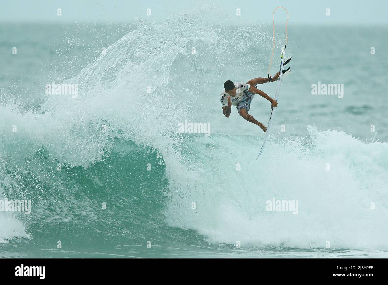 Wesley Leite während des QS Layback Pro Surfing in Praia Mole, in Florianopolis, Brasilien Heuler Andrey/DiaEsportivo/SPP Credit: SPP Sport Press Photo. /Alamy Live News Stockfoto