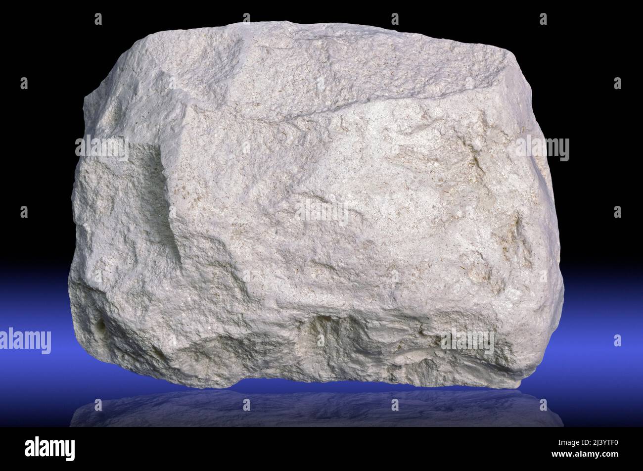 Kaolinit, ein Tonmineral, Georgien Stockfoto