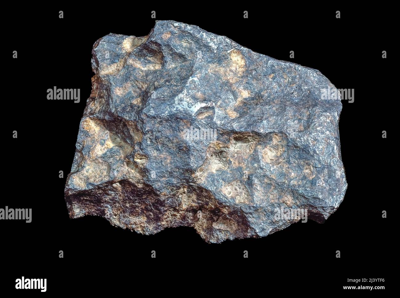 Meteorit (grober Octaedrit), Deport, Texas, USA Stockfoto