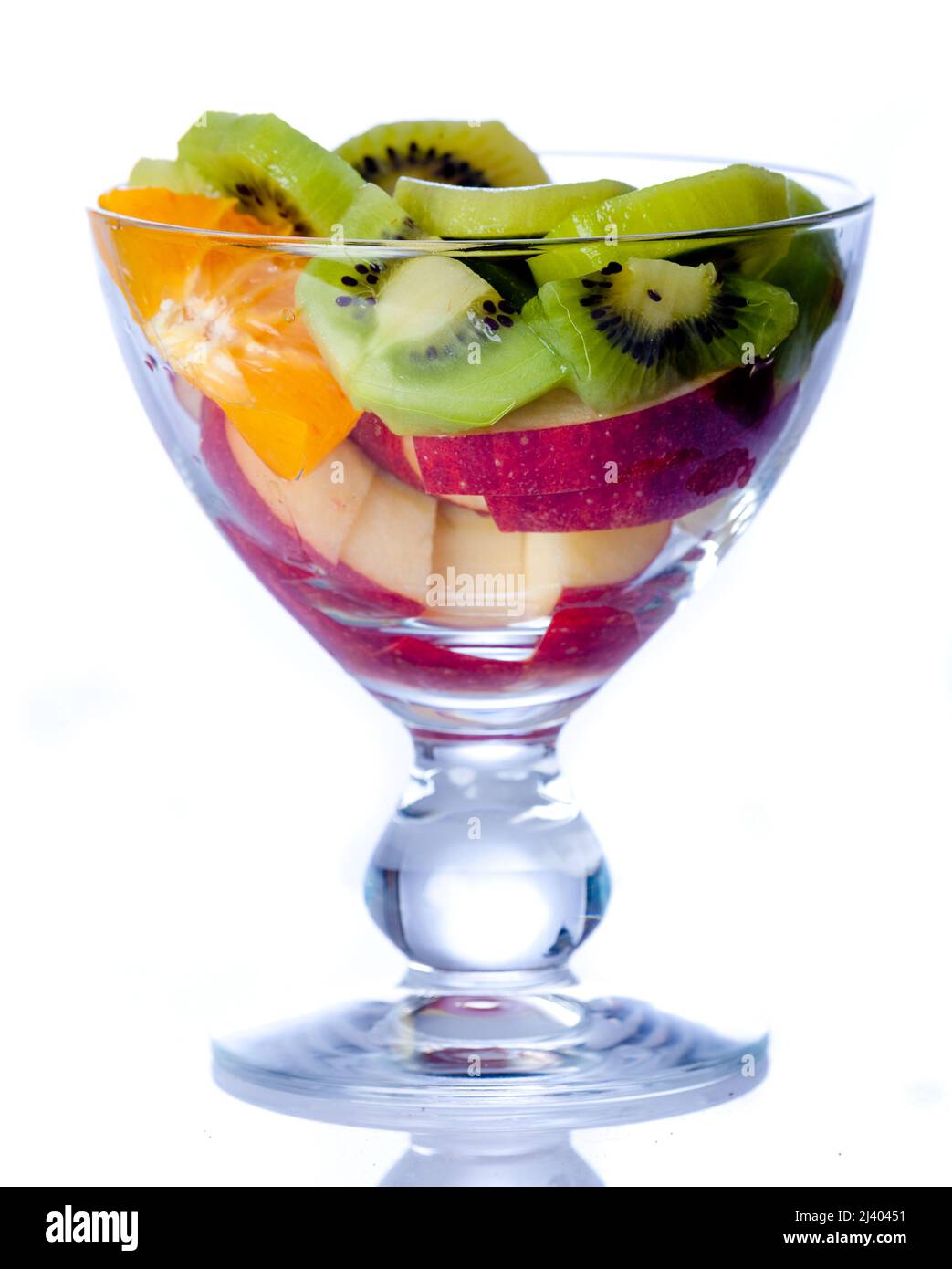 Fuzzy Kiwifruit, Kiwi (Actinidia deliciosa) Stockfoto