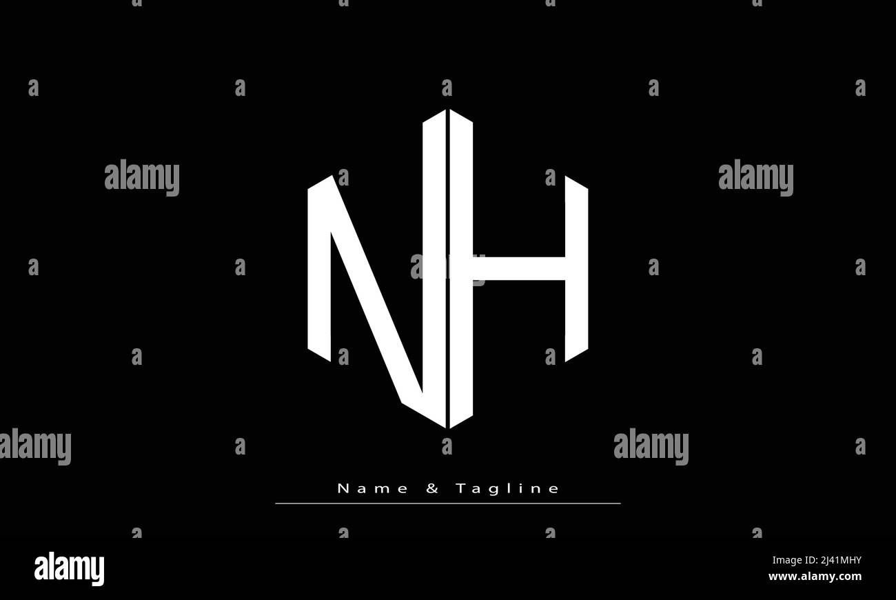 Alphabet Buchstaben Initialen Monogramm Logo NI , ZOLL Stock Vektor