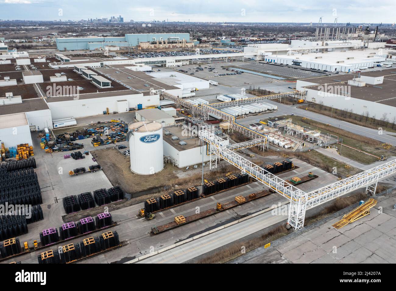 Ford River Rouge Complex, Ford Motor Company, Dearborn, MI, USA Stockfoto