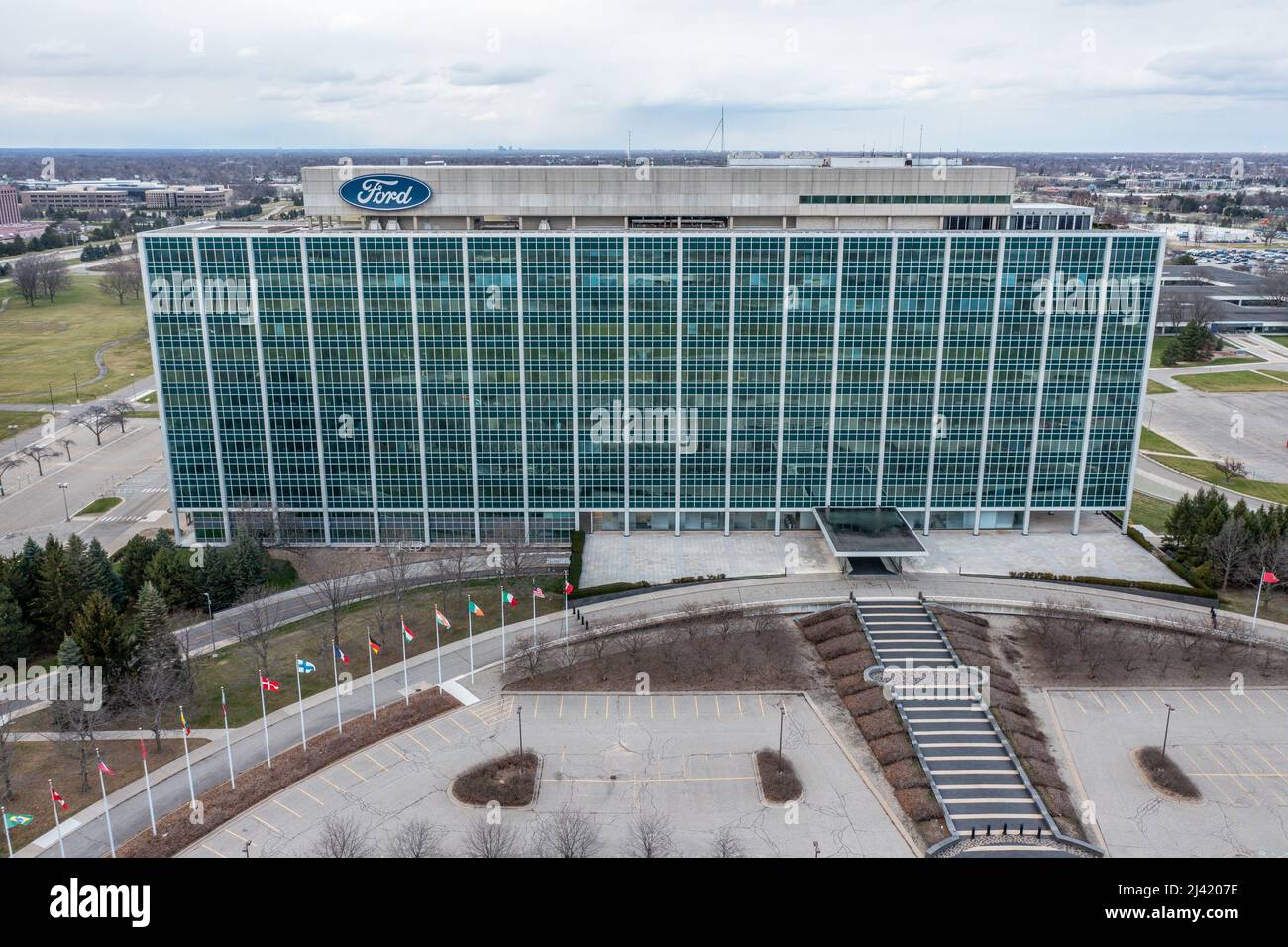 Ford Motor Company World Headquarters, Dearborn, MI, USA Stockfoto