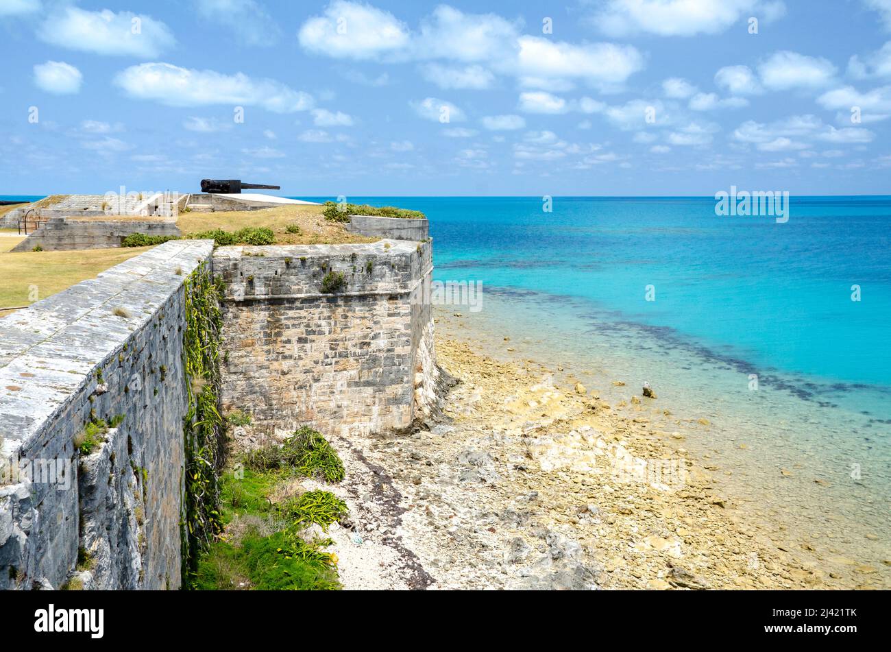 Nationalmuseum von Bermuda in einer Festung am Meer. Neben dem Royal