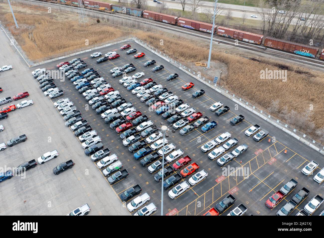 7. April 20222, Ford River Rouge Complex, Ford Motor Company, Dearborn, MI, USA Stockfoto