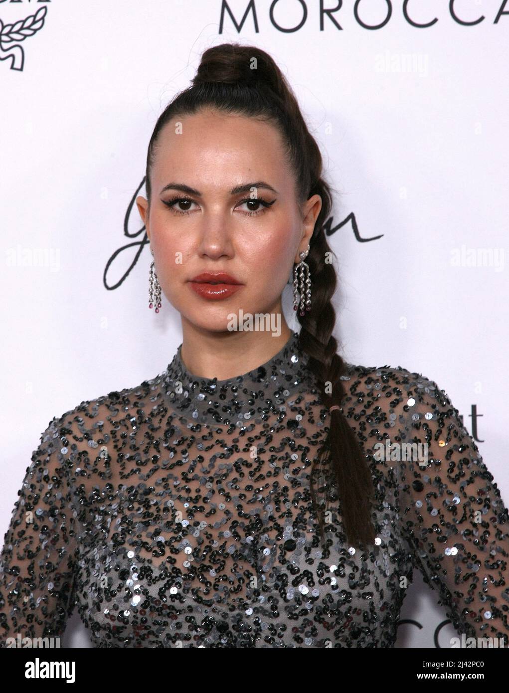 Beverly Hills, USA. 10. April 2022. Karina Bik nimmt am 10. April 2022 an den jährlichen Fashion Los Angeles Awards 6. der Daily Front Row in Beverly Wilshire, Einem Four Seasons Hotel in Beverly Hills, Kalifornien, Teil. Foto: Crash/imageSPACE/Sipa USA Kredit: SIPA USA/Alamy Live News Stockfoto