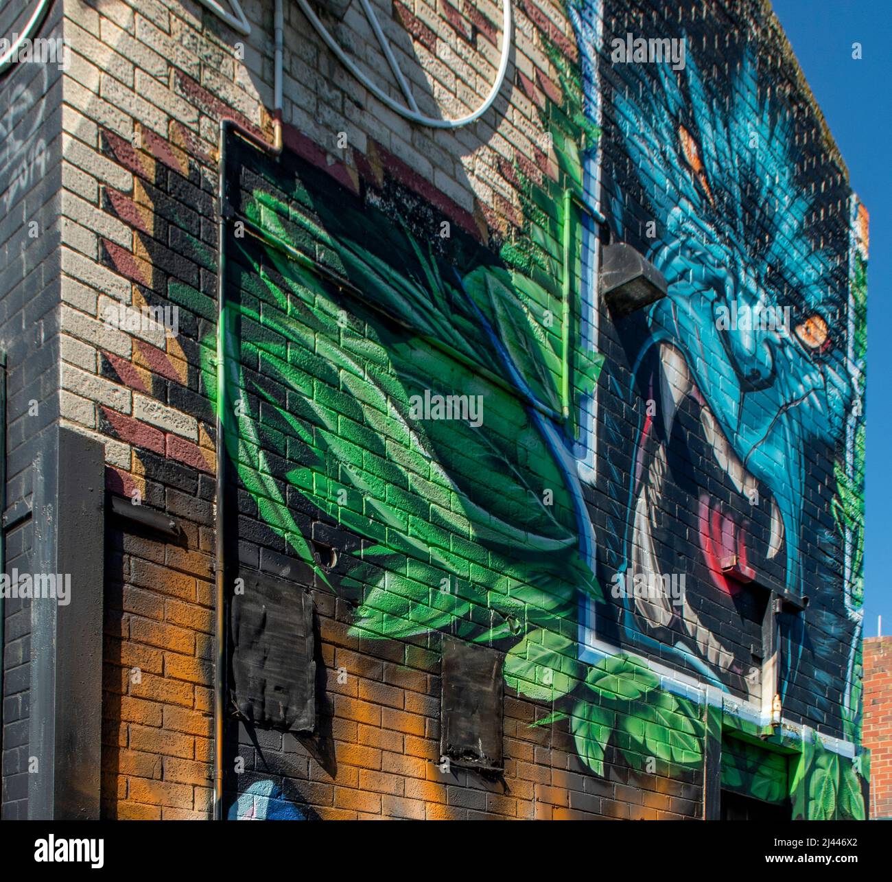 Beast Mode Street Art, Frankston, Victoria, Australien Stockfoto