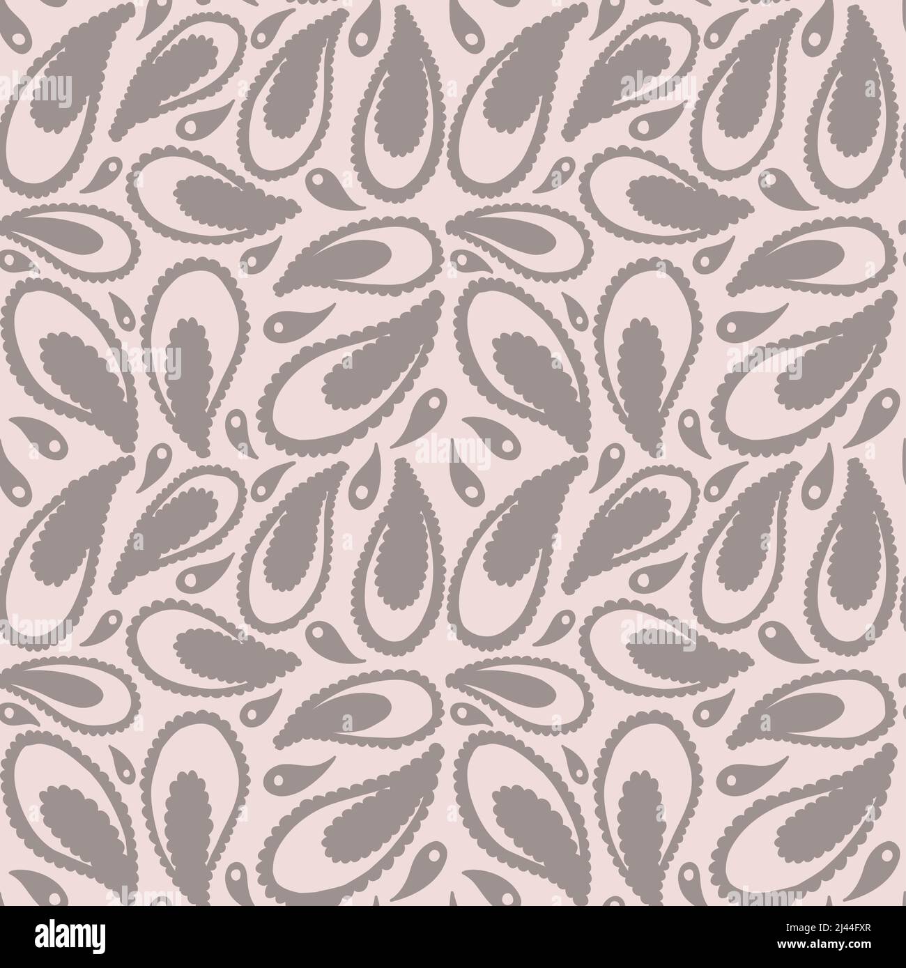 Nahtloser abstrakter Musterhintergrund. Dekoratives Design freihändig kreative Farbe. Chaotisches Element der Textur. Stock Vektor