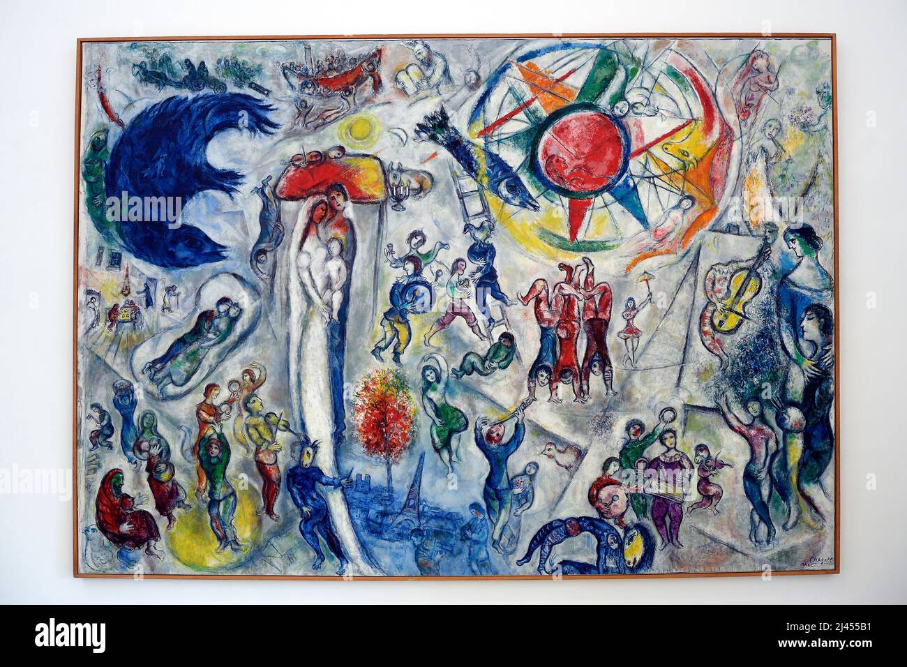 Marc Chagall, La Vie, 1964, Fondation Maeght, Museum für zeitgenössische Kunst, St. Paul de Vence, Département Alpes-Maritimes, Provence-Alpes-Côte d Stockfoto