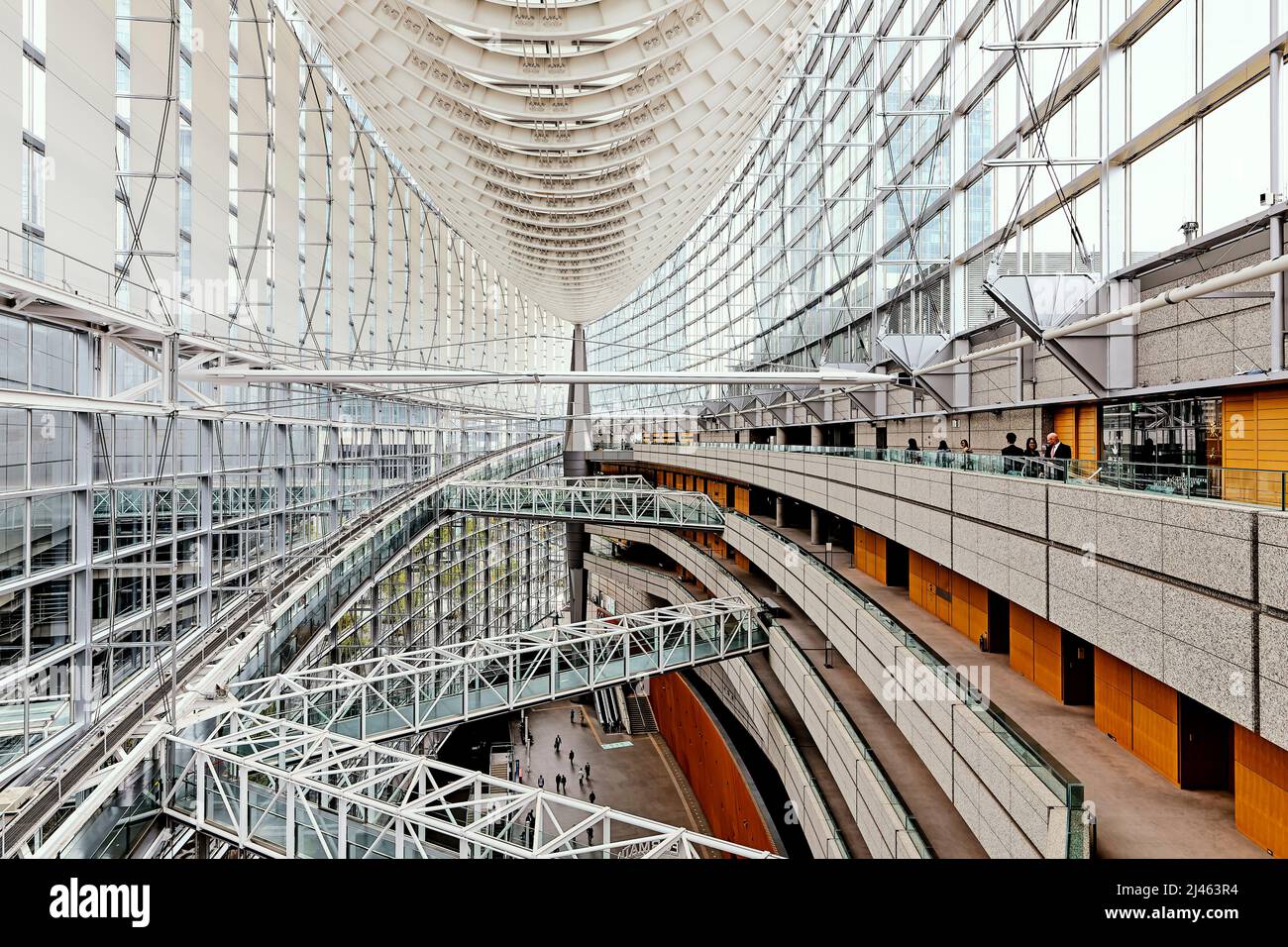 Japan. Tokio. Das Internationale Forum Stockfoto