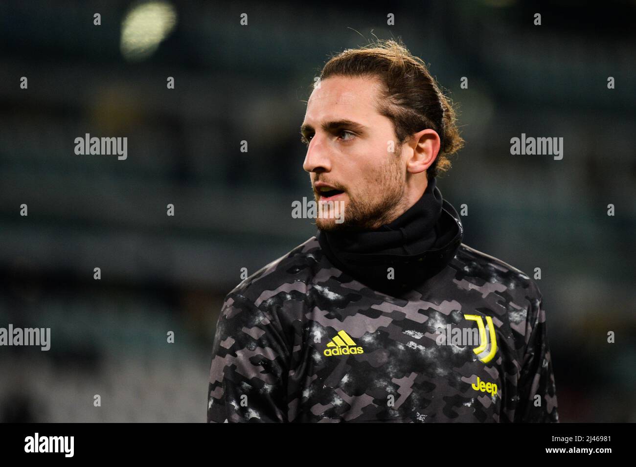 Adrien Rabiot vom FC Juventus beim Fußballspiel der Serie A zwischen dem FC Juventus und dem SSC Napoli am 6. Januar 2022 im Allianz Stadium in Turin, Ita Stockfoto