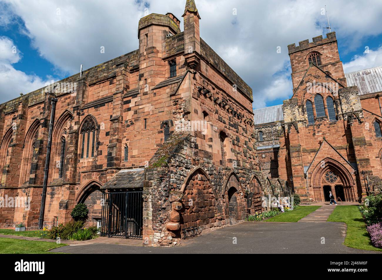 Carlisle Kathedrale Stockfoto