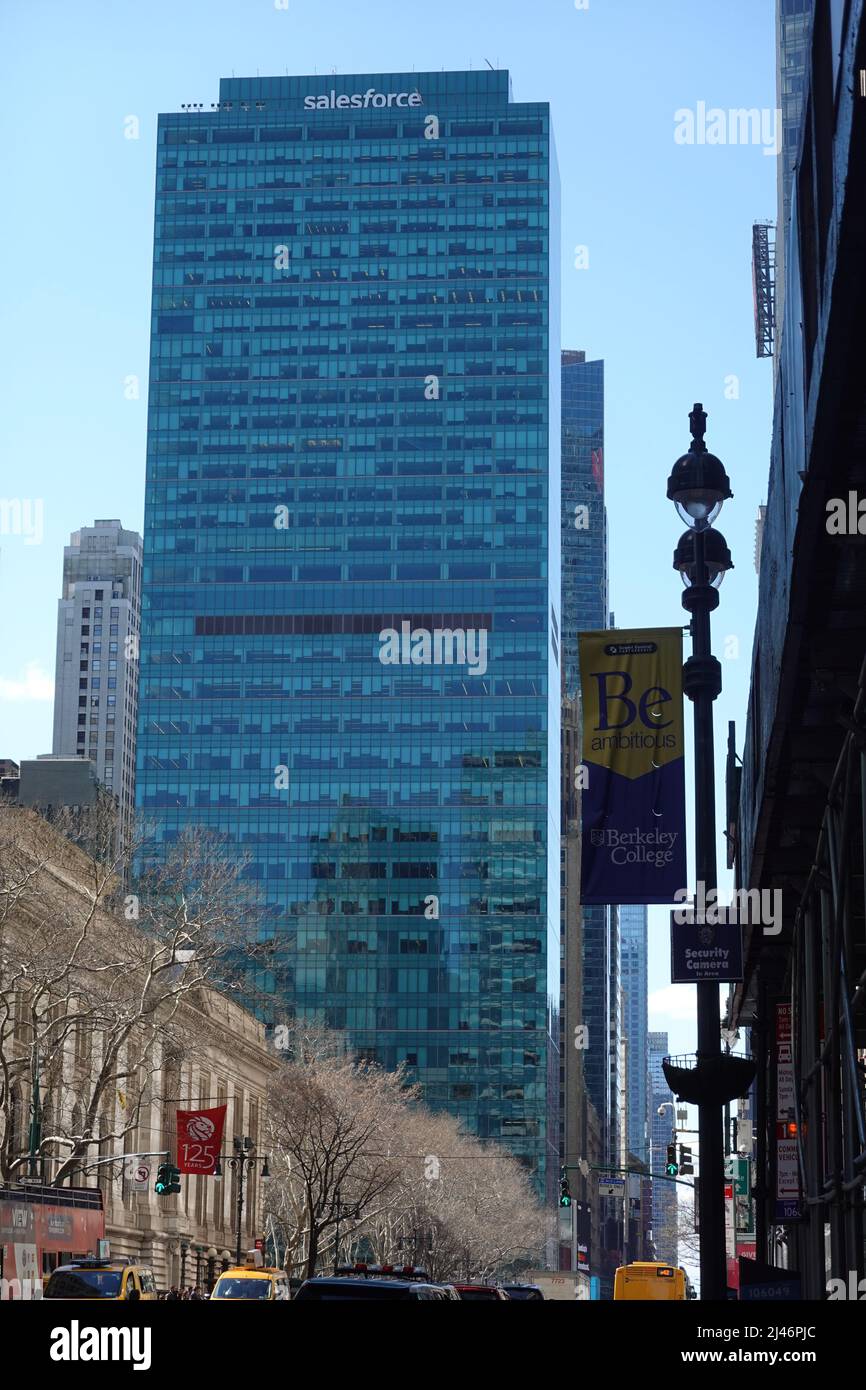 Salesforce Tower, 42. Street Manhattan, New York, USA Stockfoto