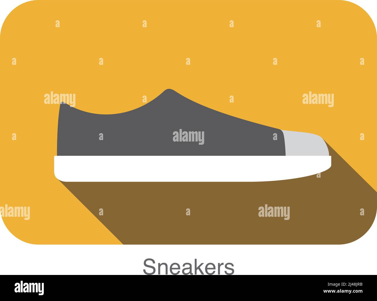 Old Style Sport Sneaker Schuh Vektor Illustration Stock Vektor