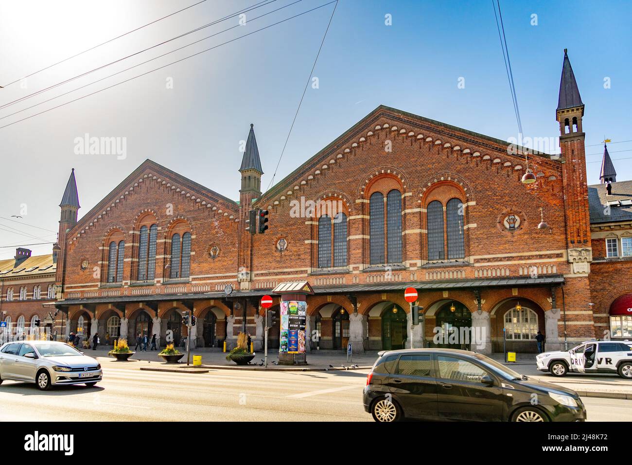 Der Hauptbahnhof von Kopenhagen ist der Hauptbahnhof von Kopenhagen. Kopenhagen, Dänemark, Europa Stockfoto