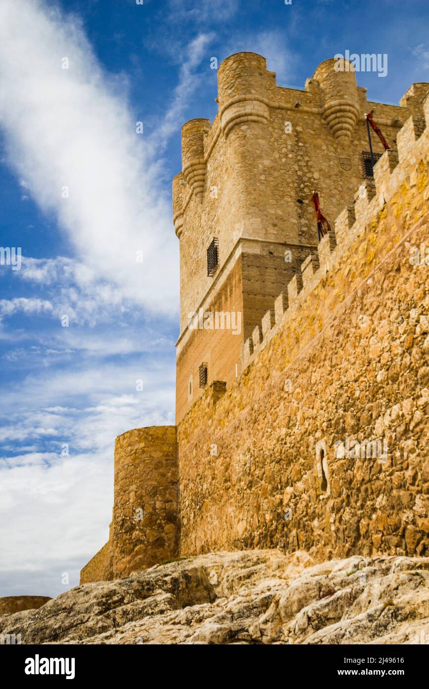 Schloss Villena, Spanien Stockfoto