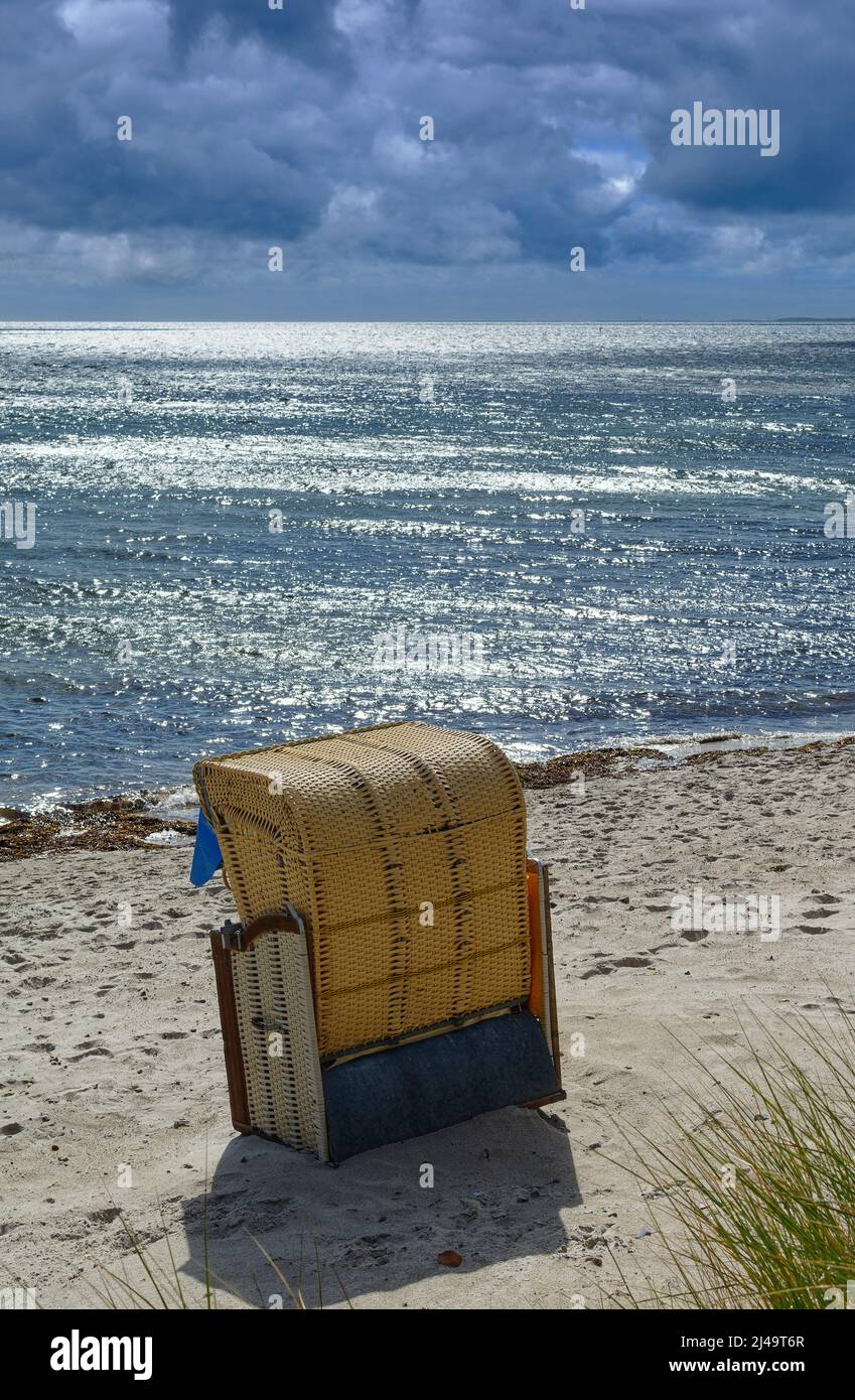 Abend auf Fehmarn, ostsee, Schleswig-Holstein, Deutschland Stockfoto