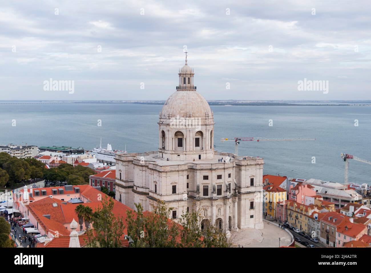 National Pantheon im Viertel Alfama, historisches Denkmal von Lissabon, Wahrzeichen von Lissabon, Portugal, Europa Stockfoto