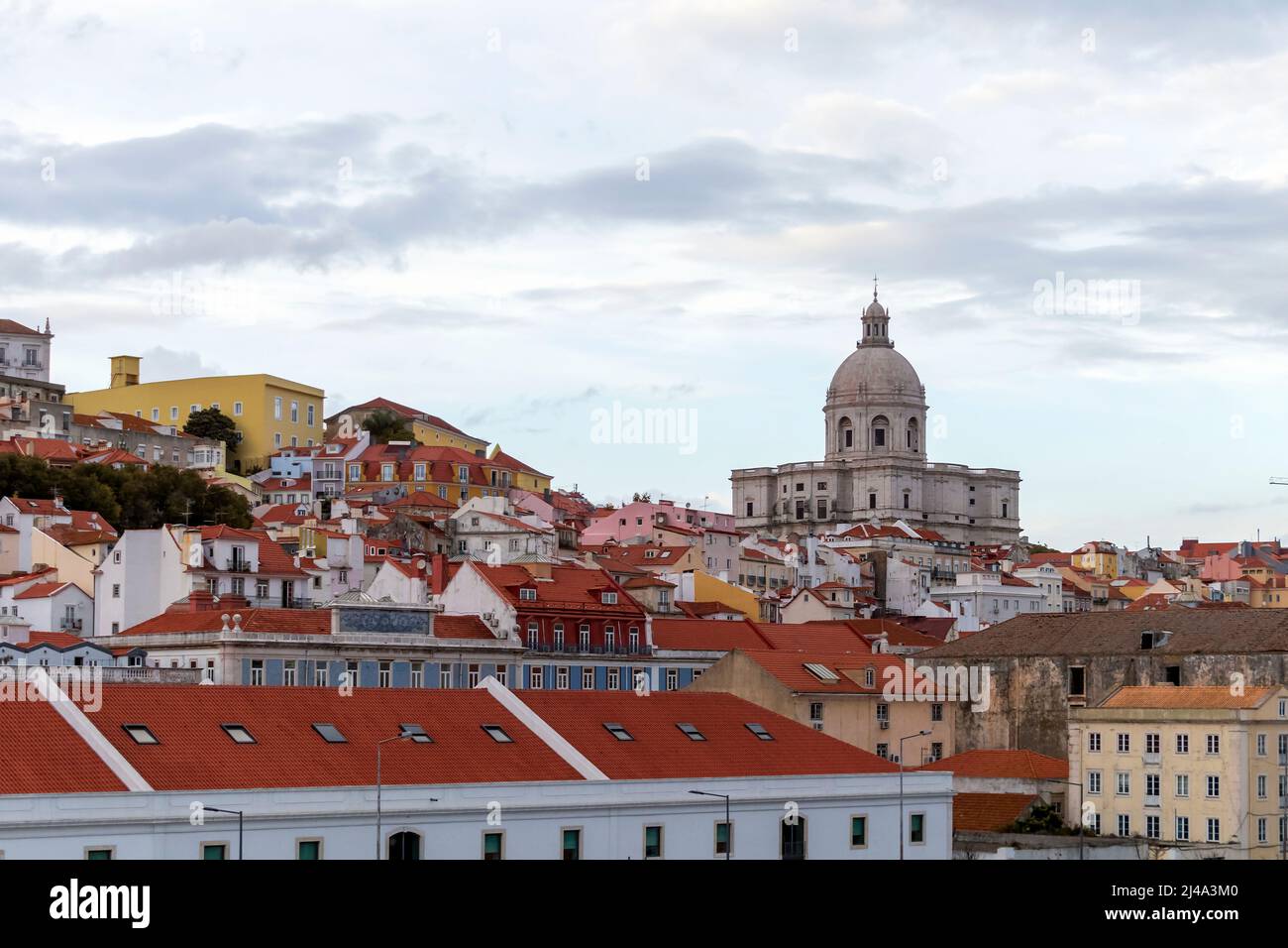 National Pantheon im Viertel Alfama, historisches Denkmal von Lissabon, Wahrzeichen von Lissabon, Portugal, Europa Stockfoto
