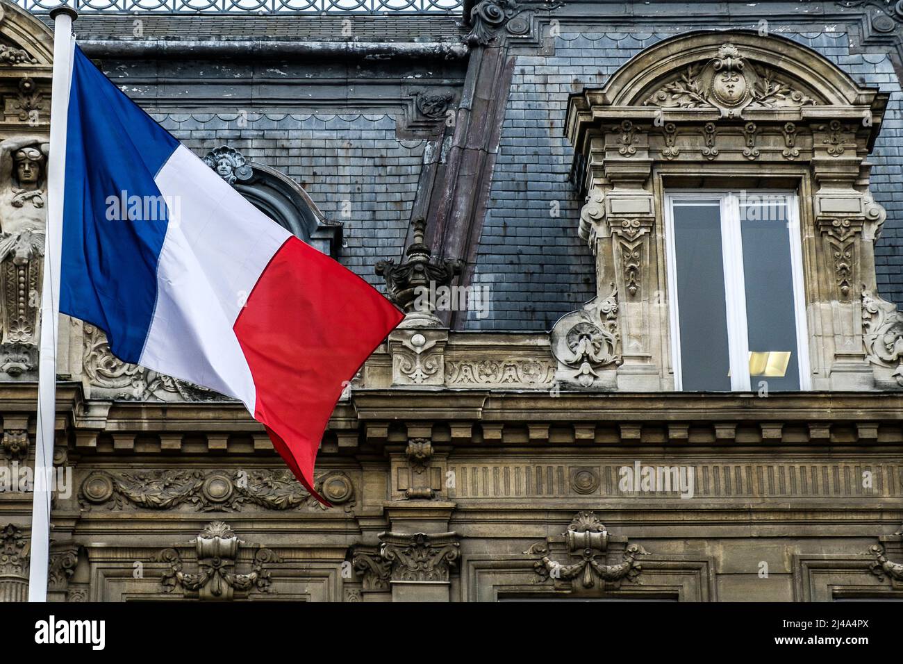 Drapeau francais | Französische Flagge Stockfoto