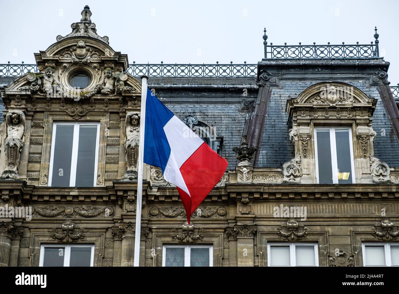 Drapeau francais | Französische Flagge Stockfoto