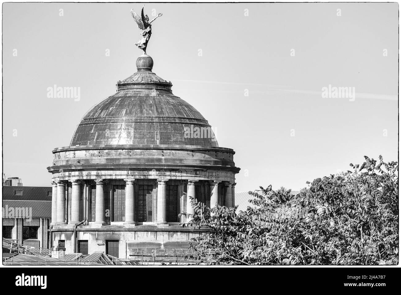 Parc du Cinquantenaire et ses musees | Museen und Jubilee Park Stockfoto